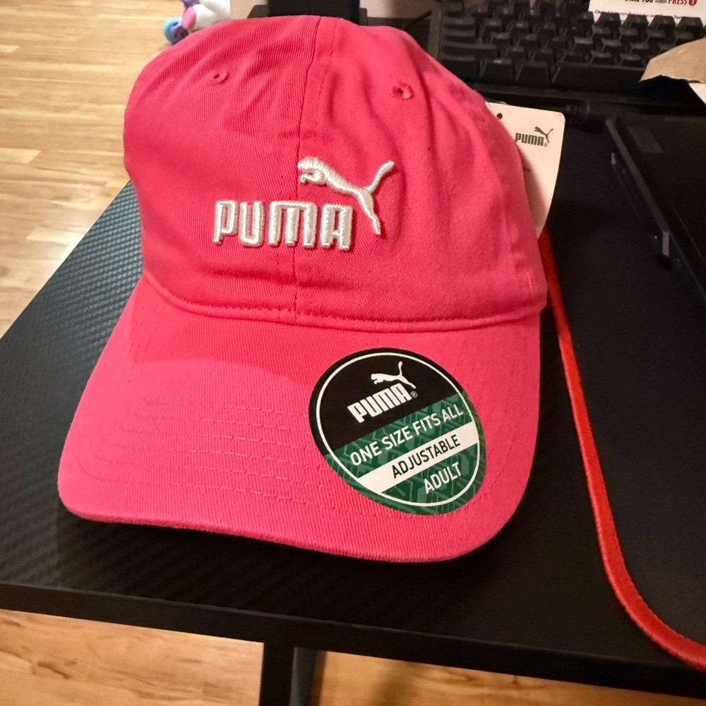 Puma Vibrant Pink Cap with Logo